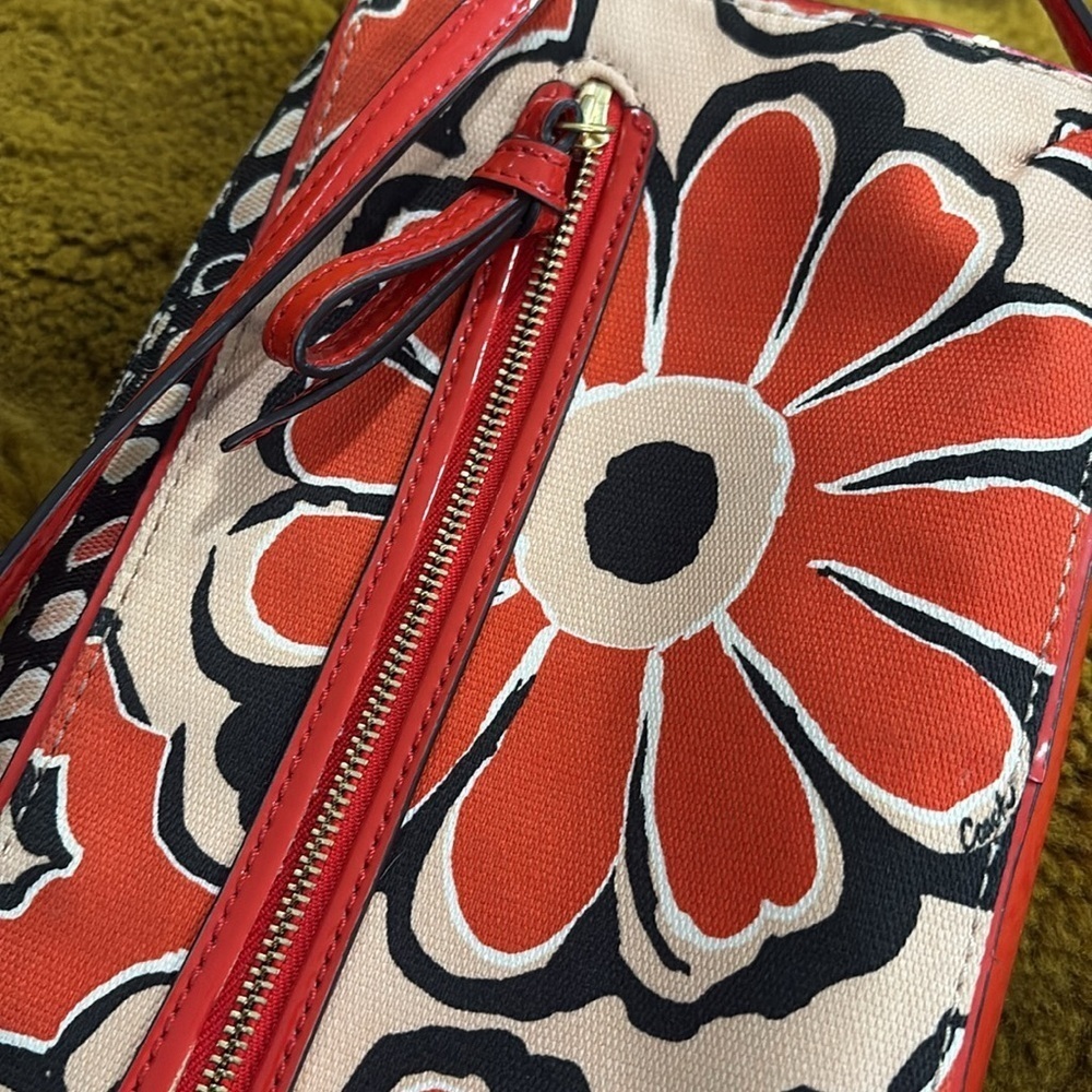 Coach Poppy Red Purse - Picture 9 of 15